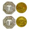 Image 1 : Tivoli Saloon Tokens (Meaderville, Montana)