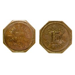 Lake Saloon Token (Medicine Lake, Montana)