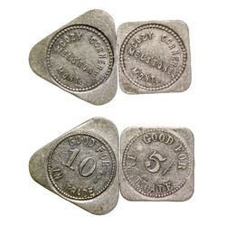 Melstone Odd-Sized Token Trio (Melstone, Montana)