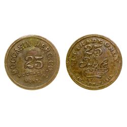 Moccasin Merc. Co. Token (Moccasin, Montana)