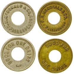 P. H. McDonald & Co. Tokens (Philipsburg, Montana)