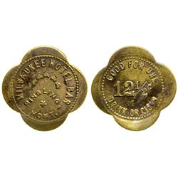 Milwaukee Hotel Bar Token (Ringling, Montana)