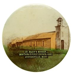 St. Mary's Mission Advertising Mirror (Stevensville, Montana)