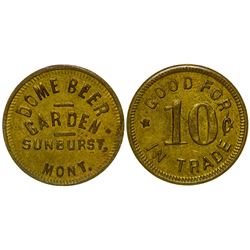 Dome Beer Garden Token (Sunburst, Montana)