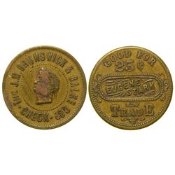 Eugene Stark Saloon Token (Virginia City, Montana)