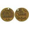 Image 1 : John V. Petritz Territorial Token (R-12) (Walkerville, Montana Territory)