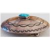 Image 4 : Navajo Sterling Silver & Turquoise Buckle