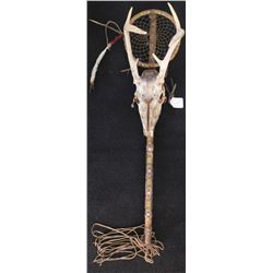 Plains Indian Medicine Staff Deer Head