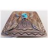 Image 3 : Navajo Sterling Silver & Turquoise Buckle