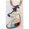 Image 2 : Zuni Antelope Pendant Necklace