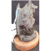 Image 2 : Bronze of Native American wearing Bear Skin