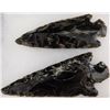 Image 8 : Five Obsidian Stone Point Artifacts