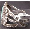 Image 2 : Antique Turquoise and Silver Bracelet