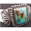 Image 7 : Antique Turquoise and Silver Bracelet