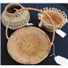 Image 1 : 3 Native American Baskets