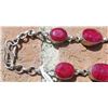 Image 2 : Authentic Ruby Faceted Necklace .925
