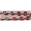 Image 8 : Authentic Ruby Faceted Necklace .925