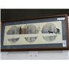 Image 1 : Framed Horse & Buggy Print