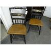 Image 1 : Old Painted Chairs (Pair)