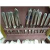 Image 6 : Rambler Rose Sterling Flatware Set - 55 Pcs. Are Rambler Rose