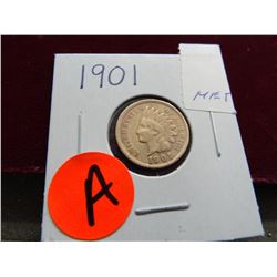 1901 Indian Head Cent