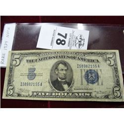 Rare 1934 $5 Note