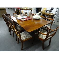 Clawfoot Dining Table w/6Chairs & Leaf