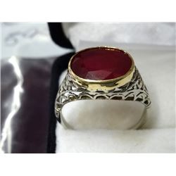 High Quality Natural Ruby Ring (No Box)