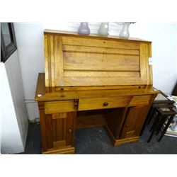 Oak Drop Front Desk