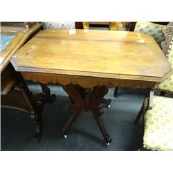 Mahogany Carved Side Table