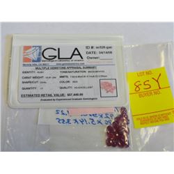 (17) 19.81 ct. Oval Loose Ruby