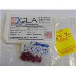 (19) 20.44 ct. Pear Loose Ruby