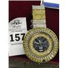 Image 1 : Man's Stainless Steel Breitling White & Yellow Diamond Customized Watch