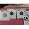 Image 1 : 1880's 3 Pack Indian Cents