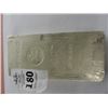 Image 1 : Heraeus Precious Metals 100 T/OZ Silver Bar (Tests Silver)