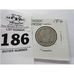 1914 Barber Quarter