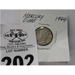 1944 Mercury Dime