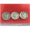 Image 1 : 3-Pack of Silver Mercury Dimes