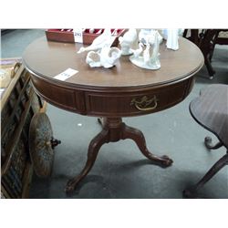 Round Ball & Claw Foot Lamp Table