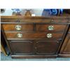 Image 1 : Mahogany Server 2 Over 1 Over 2 W/Service Tray