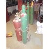 Image 2 : Cutting Torch Set w/ Acetylene Tank & Oxygen Tank