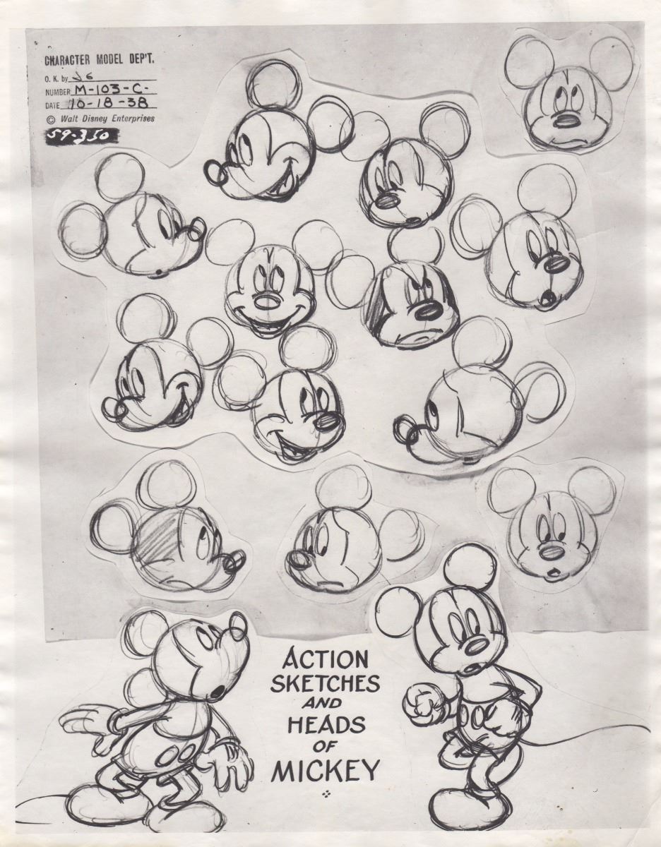 Mickey Mouse Model Sheet