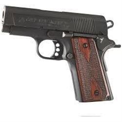 Colt O7810D New Agent 45 ACP 3" 7+1 Wood Grip Blk Frame Blued Slide .098289041937