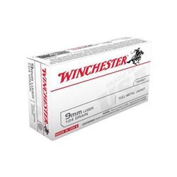 *AMMO* Winchester Ammo USA9MM Best Value USA 9mm FMJ 124 GR (500 ROUNDS) 020892212312