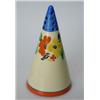 Image 1 : A Wilkinson's 'Honeyglaze' conical sugar caster painted in Clarice Cliff taste with a spray of flow.