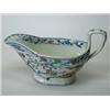 Image 1 : A 19th century Davenport Stone China sauce boat, each side printed and painted with a pheasant reac.