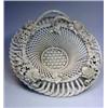 Image 1 : Attributed to first period Belleek, a 19th century two strand basket, the sides flaring to a broad..