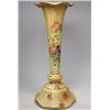 Image 1 : A Royal Worcester trumpet vase, datecode for 1905, printed and painted with flowers below the frill.