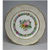 Image 1 : An 18th century Sevres plate, painted by Theodore Buteux with central flowers within wreath and gil.