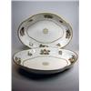 Image 1 : A pair of early 19th century Nast dishes, each painted with eight musical trophies between the gilt.